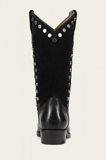 Frye Billy Pull On Stud - Black - Click Image to Close