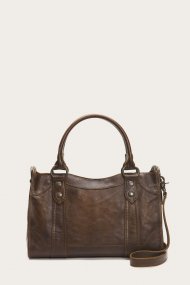 Frye Melissa Satchel - Dark Brown