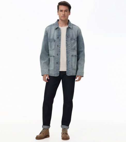 Frye Denim Chore Jacket - Denim Chore Jacket - Click Image to Close