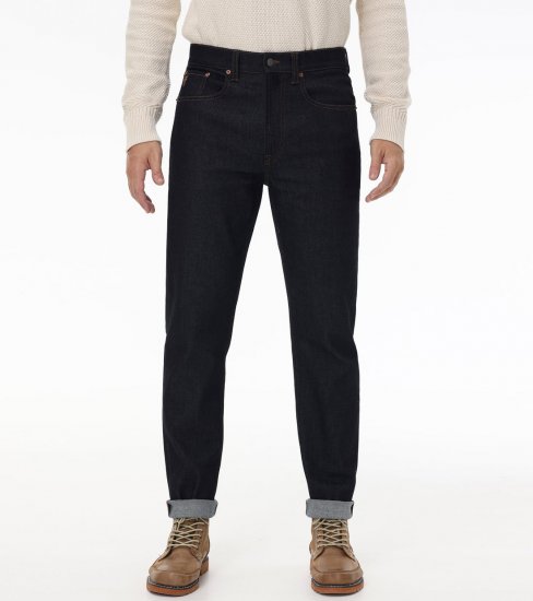 Frye Straight Slim Jeans In Raw Indigo - Straight Slim Jeans In Raw Indigo - Click Image to Close
