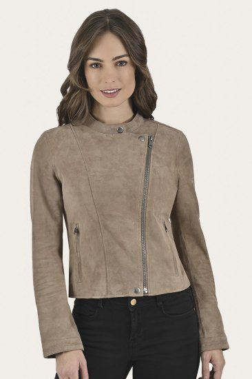 Frye Versatile Biker-racer Leather Jacket - Versatile Biker-racer Leather Jacket - Click Image to Close