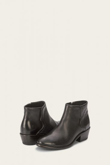 Frye Carson Piping Bootie - Black - Click Image to Close