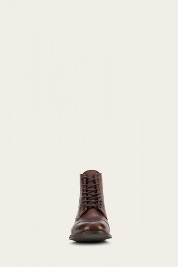 Frye Seth Cap Toe Lace Up - Brown - Click Image to Close