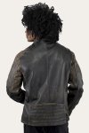 Frye Ombre Racer Leather Jacket. - Ombre Racer Leather Jacket.