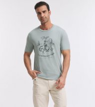 Frye Classic-Fit Crewneck Graphic Tee - Classic-Fit Crewneck Graphic Tee