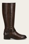 Frye Melissa Belted Tall Wide Calf - Chocolate