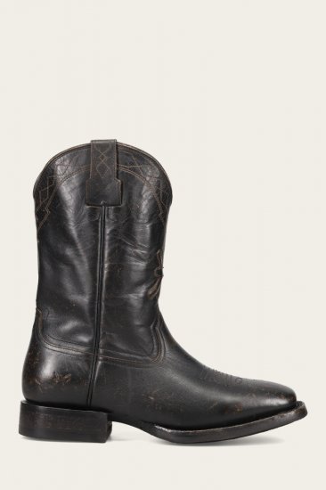 Frye Hauser Logo Stitch - Black - Click Image to Close