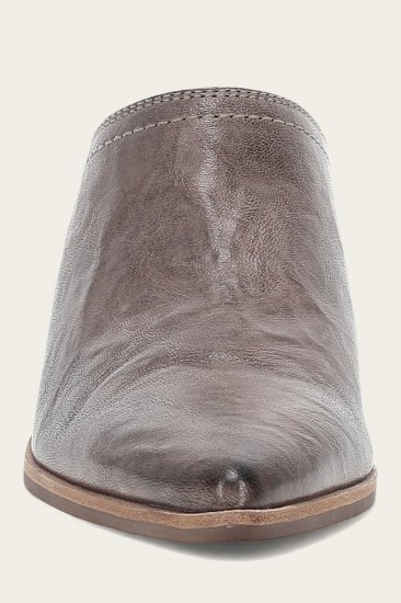 Frye Sadie Mule - Steel - Click Image to Close
