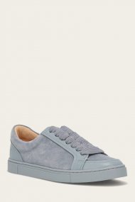 Frye Ivy Court Low Lace Sneaker - Steel-blue