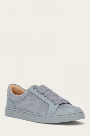 Frye Ivy Court Low Lace Sneaker - Steel-blue