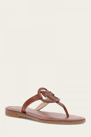 Frye Taylor Logo Sandal - Cinnamon