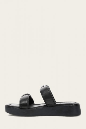 Frye Maya Buckle Sandal - Black - Click Image to Close
