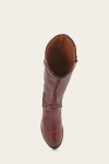 Frye Carson Piping Tall - Redwood