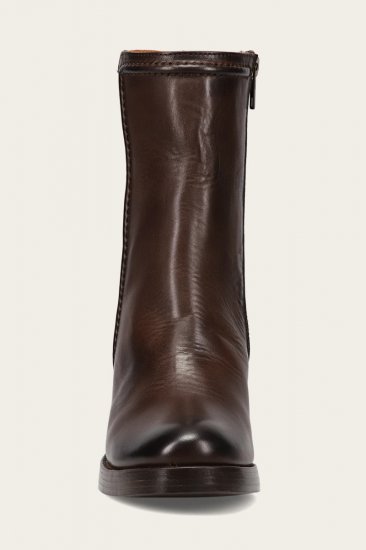 Frye Jean Short Inside Zip - Chocolate - Click Image to Close