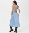 Frye Criss-cross Maxi Denim Dress - Criss-cross Maxi Denim Dress