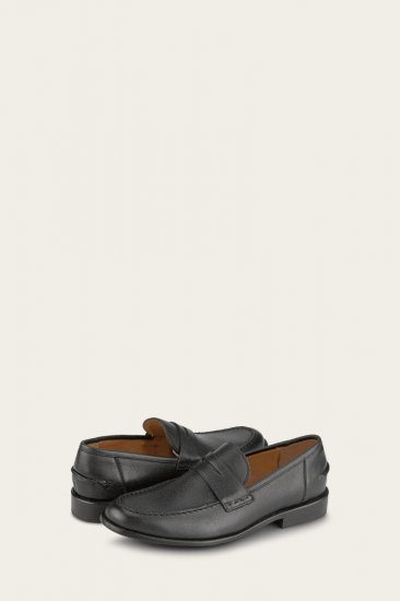 Frye Tyler Penny - Black-scotchgrain - Click Image to Close