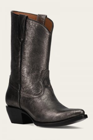 Frye Sacha Mid Pull On - Dark-pewter