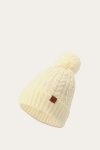 Frye Cable Beanie With Self Pom - Cable Beanie With Self Pom