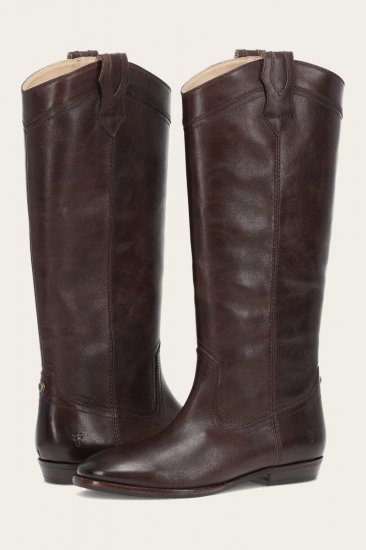 Frye Blair Western Tall - Chocolate - Click Image to Close