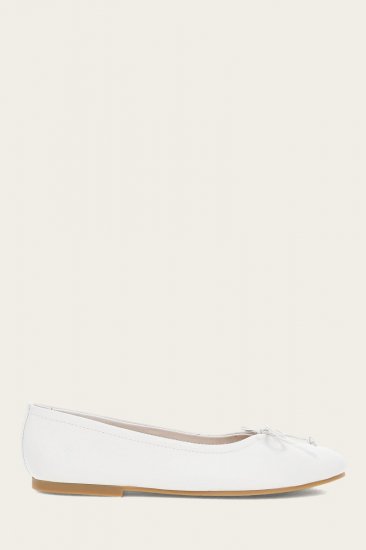 Frye Emma Ballet - White - Click Image to Close