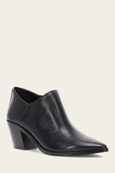 Frye Sara Western Shootie - Black - Click Image to Close