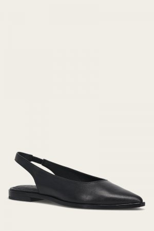 Frye Kenzie Slingback Flat - Black