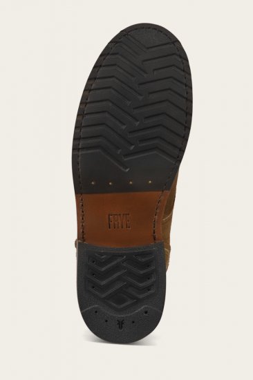 Frye Hudson Workboot Plain Toe - Bark - Click Image to Close