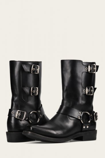 Frye Conway Moto Harness - Black - Click Image to Close