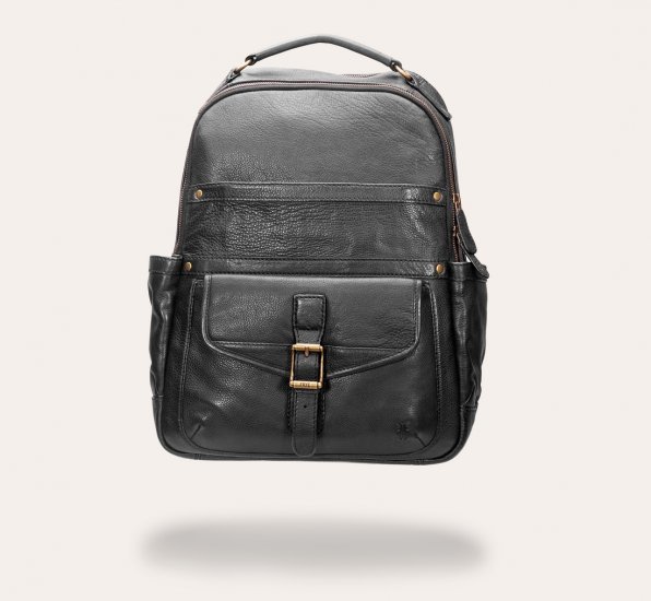 Frye Denver Leather Backpack - Denver Leather Backpack - Click Image to Close