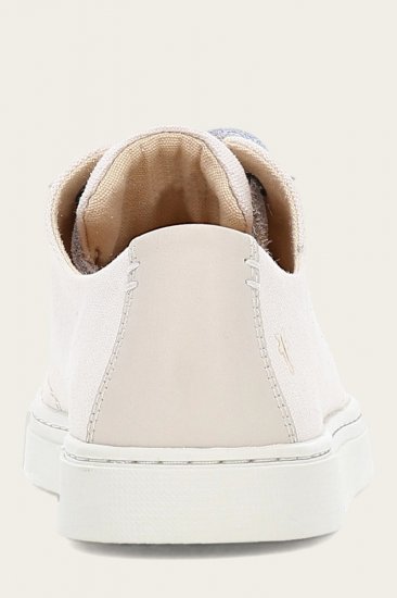 Frye Ivy Canvas Low Lace - Ivory - Click Image to Close