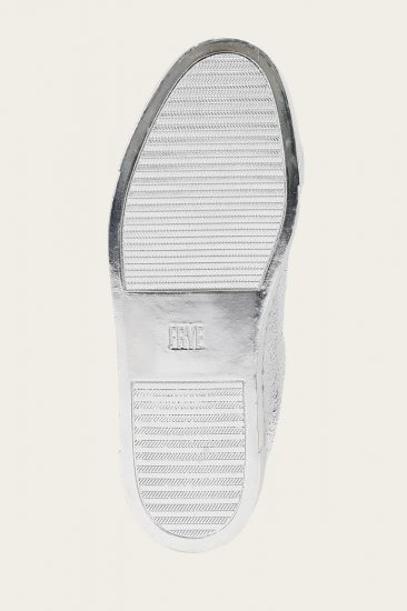 Frye Ivy Court Low Lace Sneaker - Silver-mirror - Click Image to Close