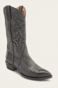 Frye Bruce Pull On - Black-lizard