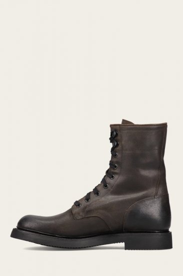 Frye Dean Combat Lace Up - Chocolate - Click Image to Close