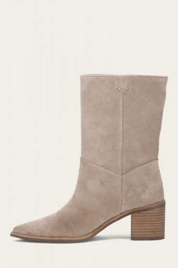 Frye Sadie Softy Mid - Taupe - Click Image to Close