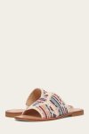 Frye Ava Crochet Slide - Ivory-sw