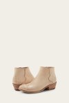Frye Carson Piping Bootie - White