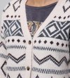 Frye Fairisle Boyfriend Cardigan - Fairisle Boyfriend Cardigan