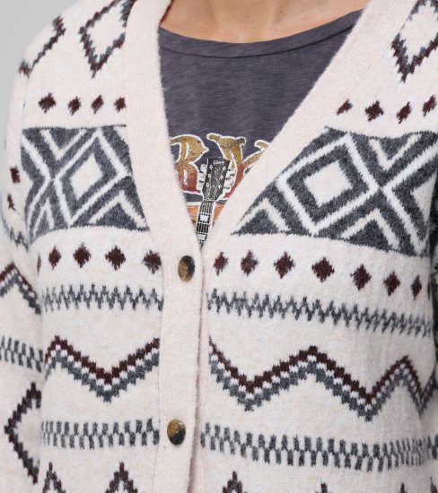 Frye Fairisle Boyfriend Cardigan - Fairisle Boyfriend Cardigan - Click Image to Close