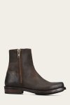 Frye Conway Zip - Chocolate