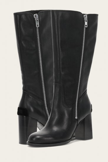 Frye Alex Heavy Zip - Black - Click Image to Close