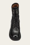 Frye Dean Combat Lace Up - Black