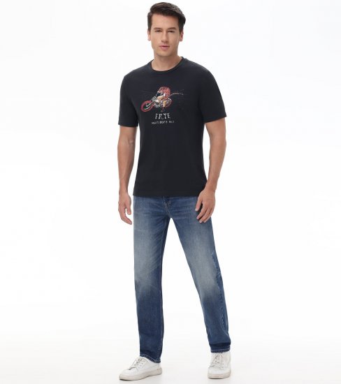 Frye Classic-Fit Crewneck Graphic Tee - Classic-Fit Crewneck Graphic Tee - Click Image to Close