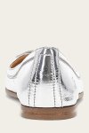 Frye Carson Logo Ballet - Silver