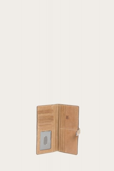 Frye Reed Slim Wallet - Tan - Click Image to Close