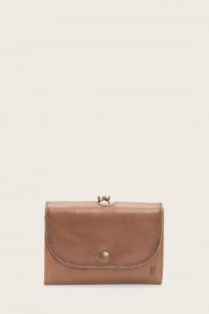 Frye Melissa Clip Purse - Cognac