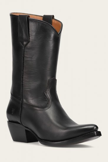 Frye Sacha Mid Pull On - Black - Click Image to Close