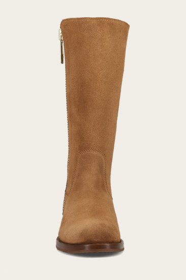 Frye Madison Heavy Zip Tall - Almond - Click Image to Close