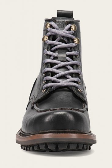 Frye Hudson Workboot Lug - Black - Click Image to Close