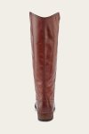 Frye Melissa Button 2 Wide Calf - Mahogany