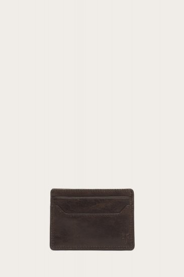 Frye Logan Money Clip Card Case - Slate - Click Image to Close